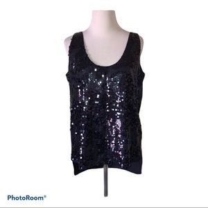 T Tahari women’s small Porschia sleeveless‎ blouse